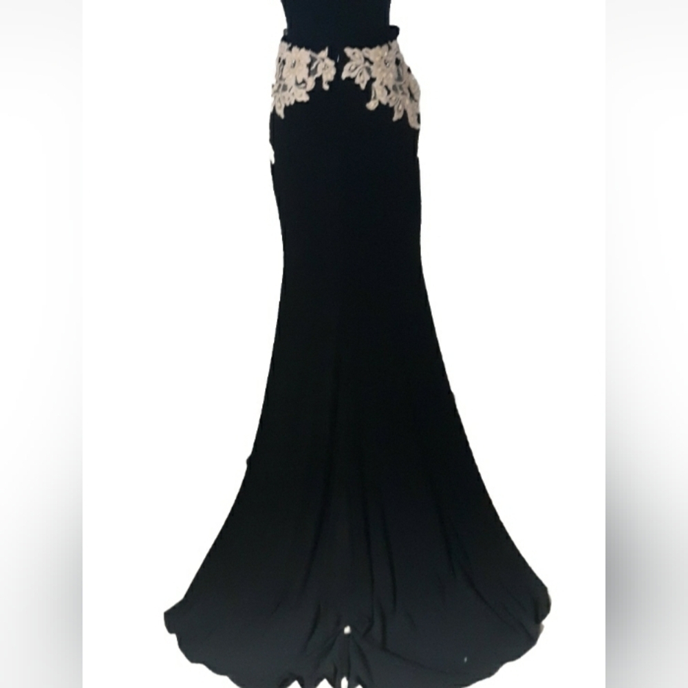 $400 Jovani bead laced full train skirt s2